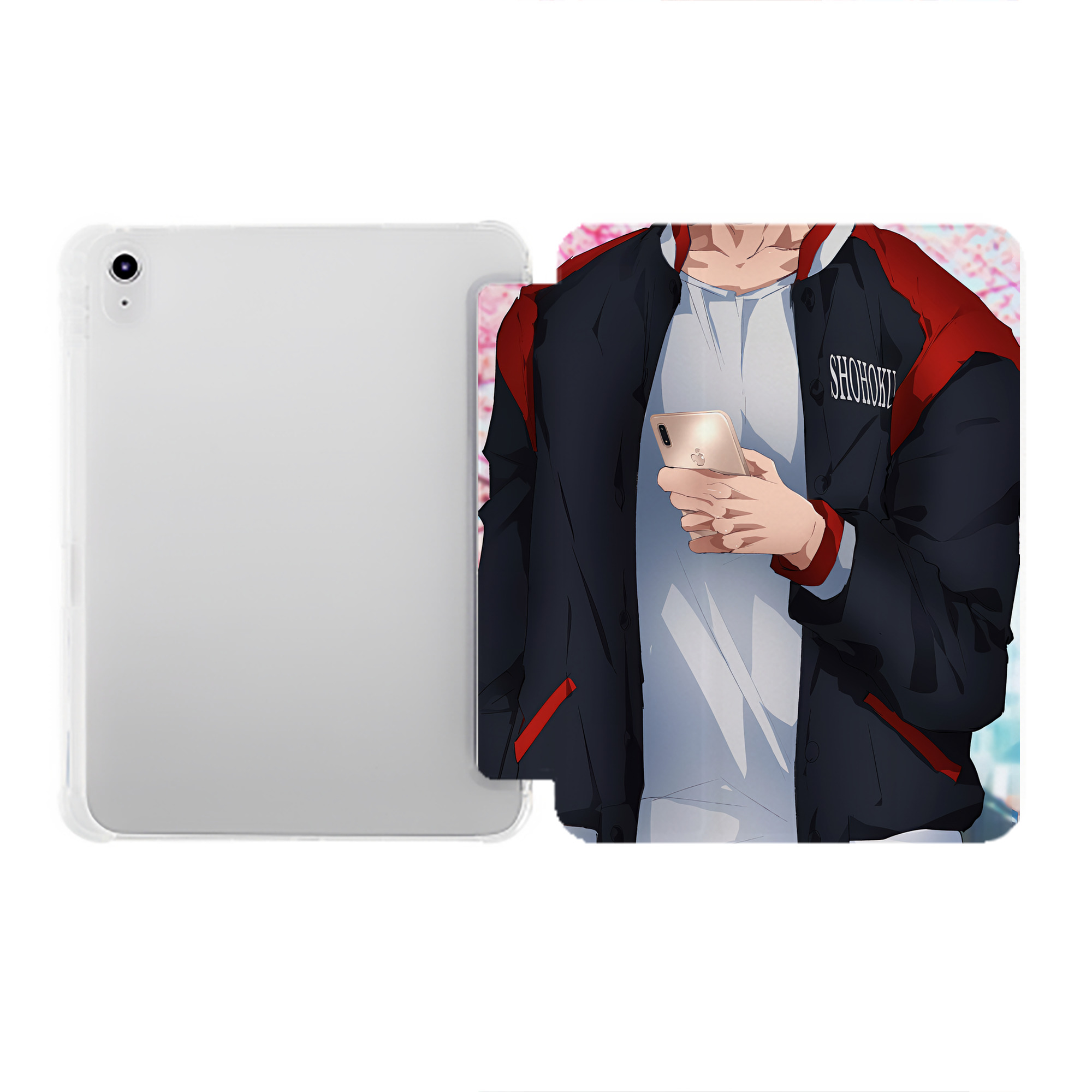 （画像用） SLAM DUNK／スラムダンク IPad ケース ペン収納付き 三つ折りスタンド PUレザー×シリコン 対応機種9.5/10.5/10.9インチ